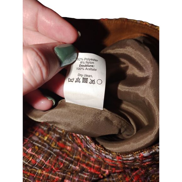 J. Crew The Pencil Skirt in Harvest Tweed Womens Size 00 Career Grandmacare - Picture 5 of 9